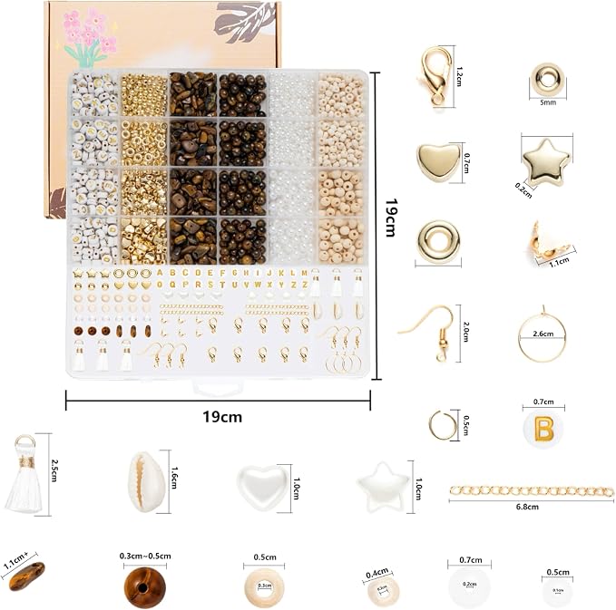 Xylise Jewelry Making Supplies Kit Natural Stone Beads - Image 3