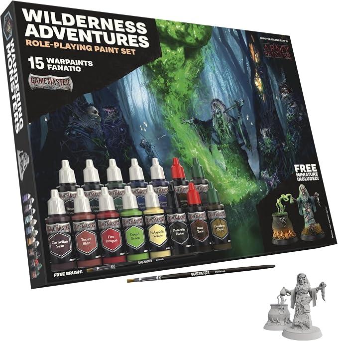 The Army Painter GameMaster: Wilderness Adventures Role-playing Paint Set by TheArmyPainter