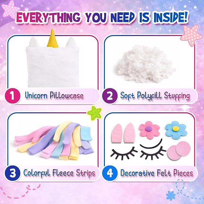 Sii Pikki Unicorn Pillow Craft Kit - Image 5