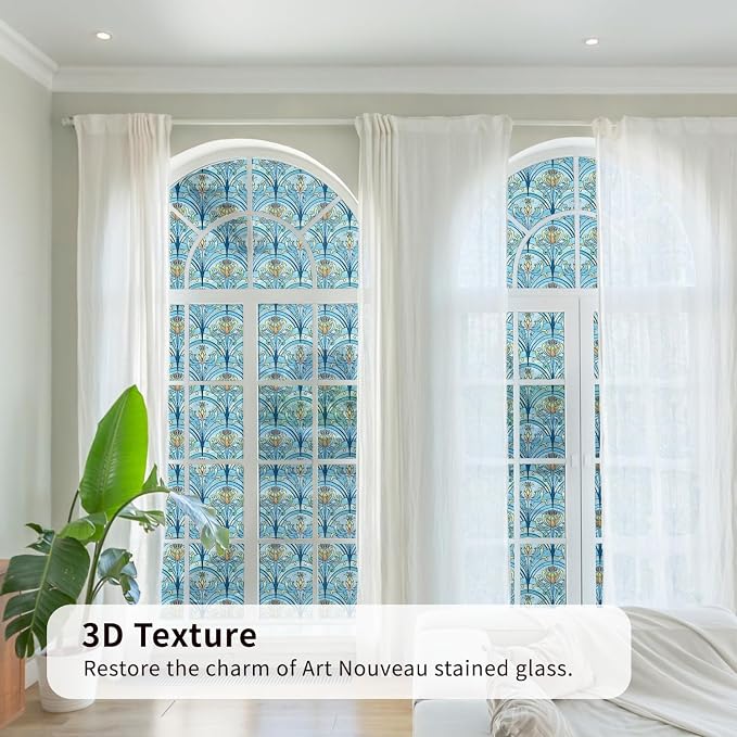 3D Vintage Stained Glass Window Film - Image 4