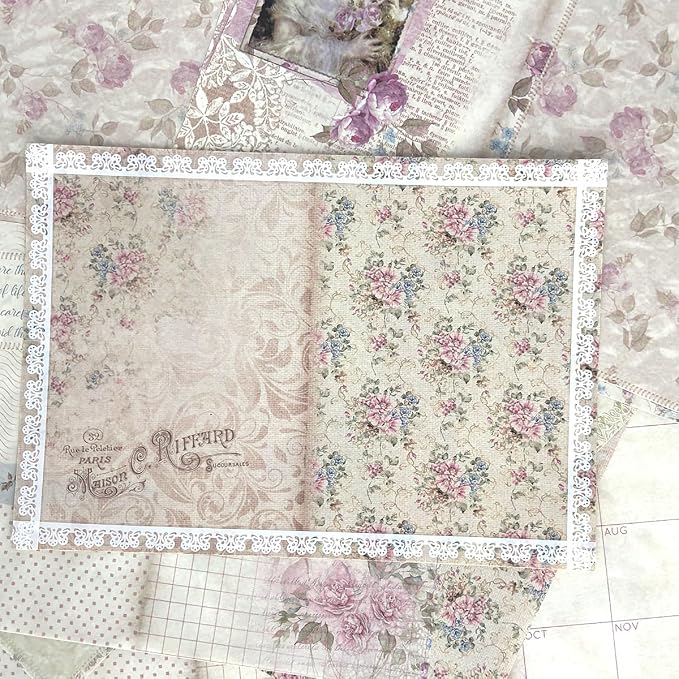 160 Pcs Transparent Lace Stickers - Image 6