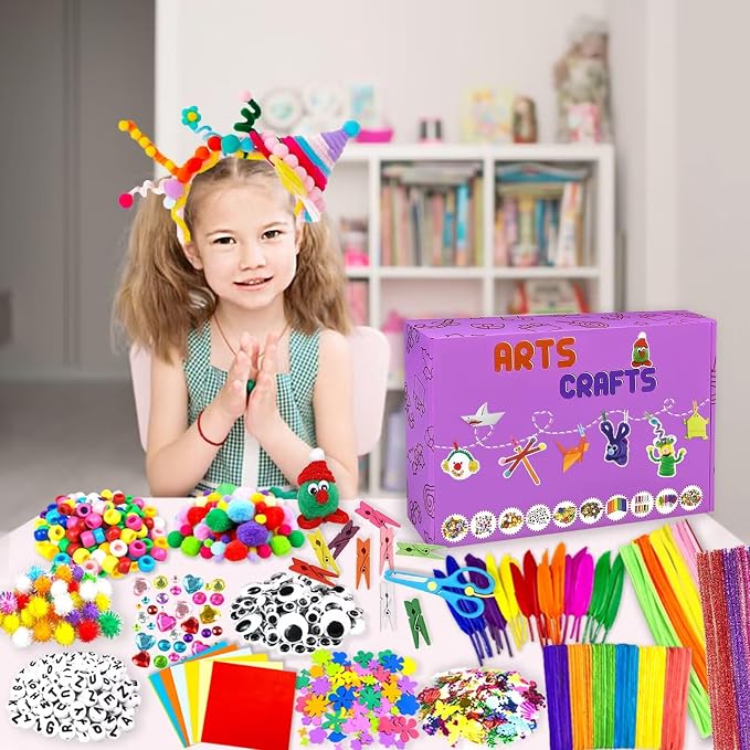 2000 Pcs DIY Arts and Crafts Supplies Kit - Image 4
