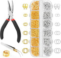 1200 Pcs Jump Rings for Jewelry Making Supplies, Necklace Repair Kit by QulltkClasp