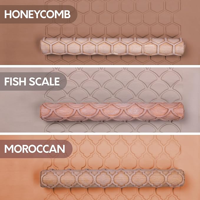 Byllstore Extra Large Clay Texture Rollers - Image 4