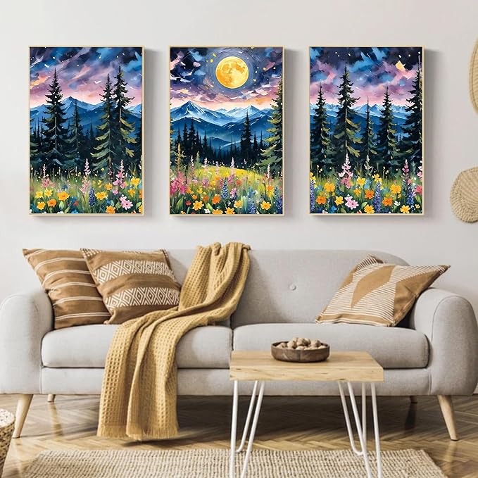 Mandun 3 Pack Paint by Numbers Kit - Image 3