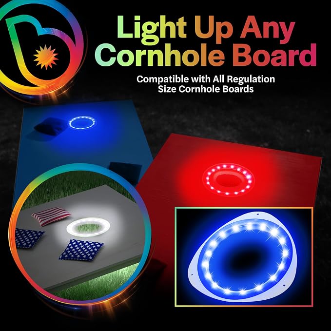Brightz LED Cornhole Board Ring Lights - Image 4
