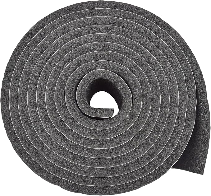 DOBTIM Pipe Insulation Foam Wrap Tape, self Adhesive with high Resilience for Pipe Insulation Wrap 13 Ft Long x 4 Inch Wide x 3/8 Inch Thick