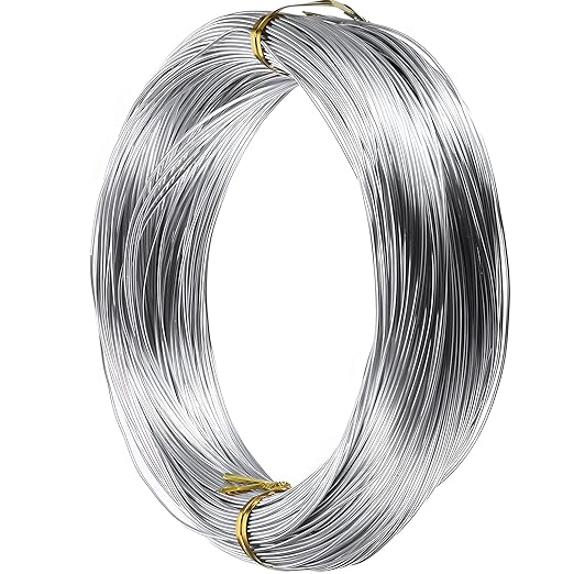 TecUnite Aluminum Craft Wire for Sculpting Armature Bendable Craft Wire for DIY by TecUnite