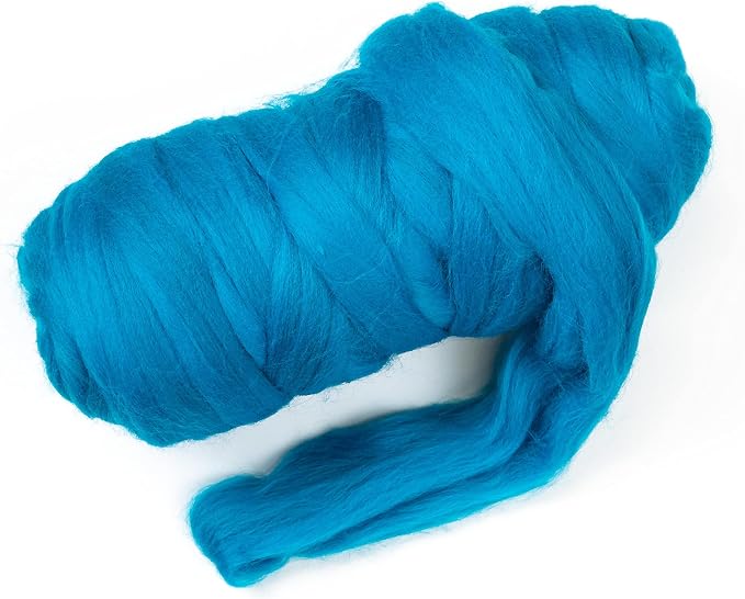 Kondoos Colored Natural Wool roving, 1 lb. Best Wool by Kondoosnaturalfibers
