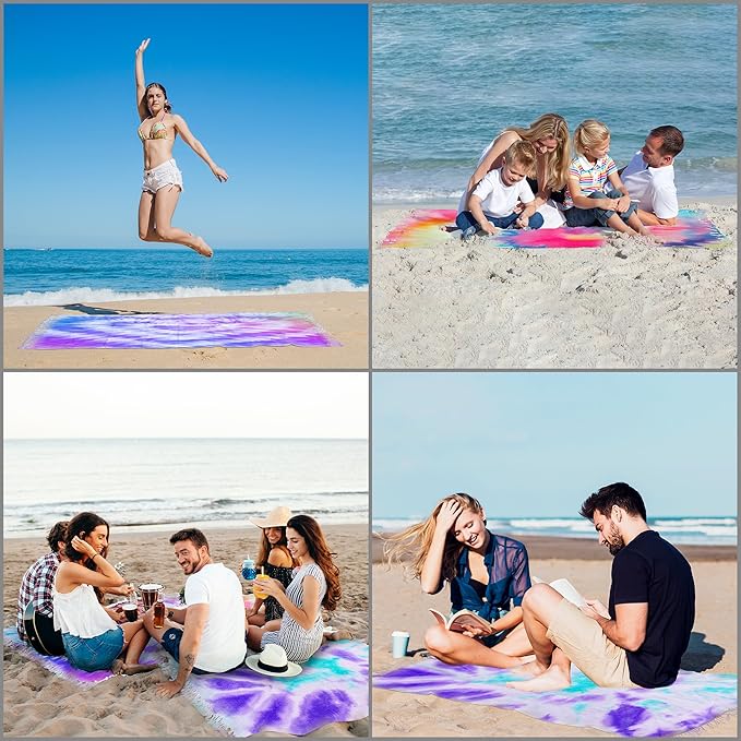 Dielianyi 4PCS Turkish Beach Towels - Image 5