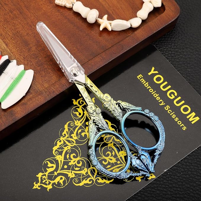 YOUGUOM Small Craft Scissors, Little Travel Sharp Embroidery Scissors All - Image 9