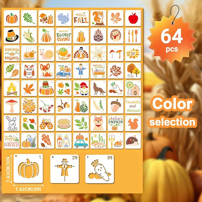 Felixcraft Thanksgiving Stencils - Image 7
