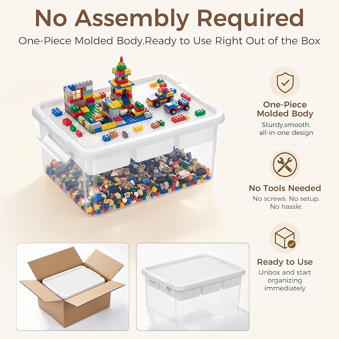 Citylife 17 QT Plastic Storage Box - Image 4