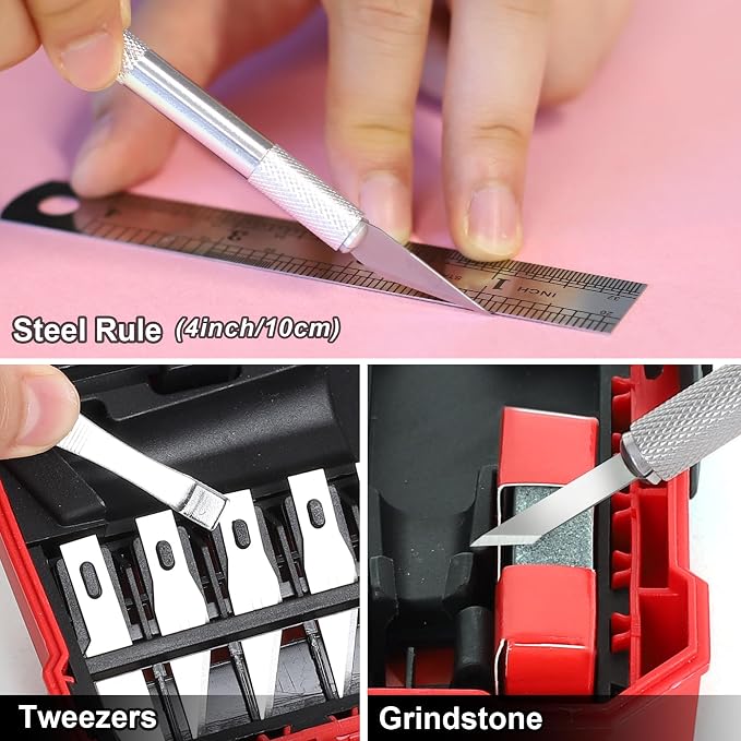 FASTPRO 31-Piece Precision Hobby Knife Set, Craft Knives - Image 6