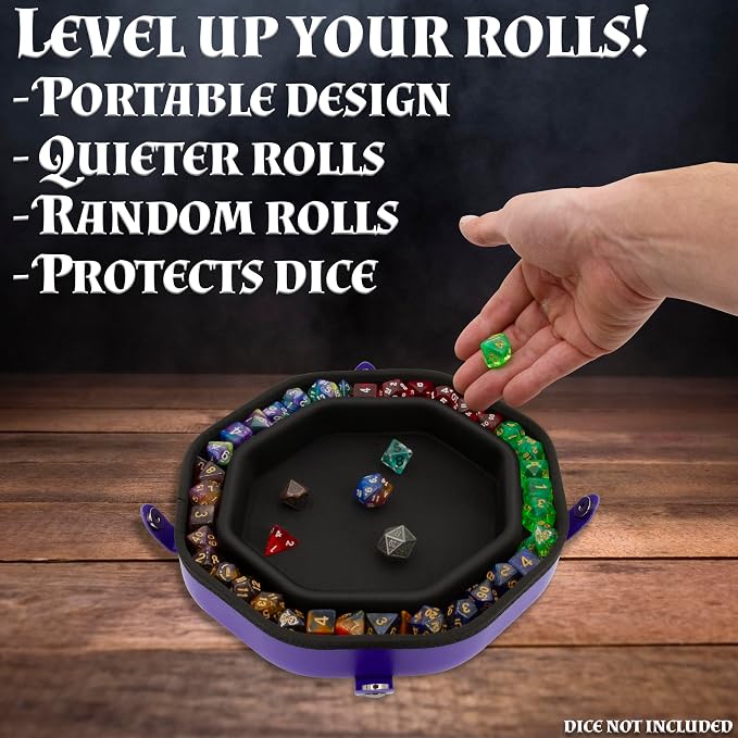 CASEMATIX Dice Tray and Dice Storage Case - Image 8
