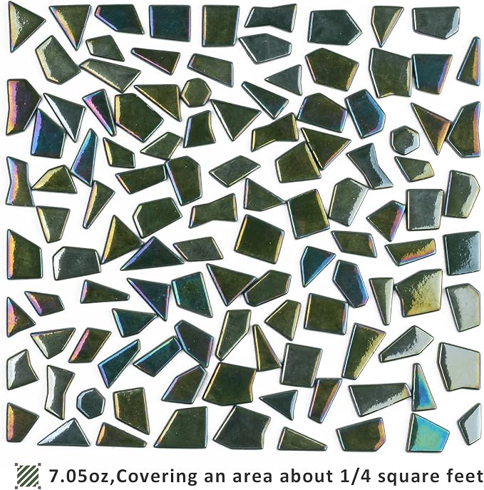 Youway Style Iridescent Glass Mosaic Tiles - Image 6