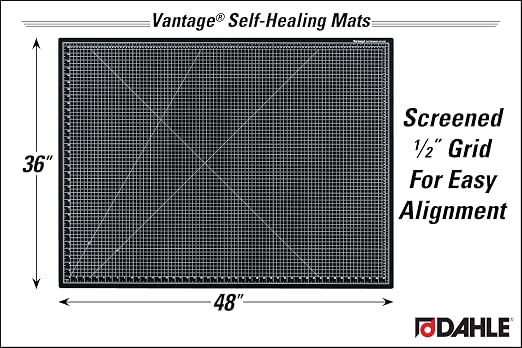 Dahle Vantage 10674 Premium Self-Healing Cutting Mat, 1/2" Grid, 5 Layers - Image 2