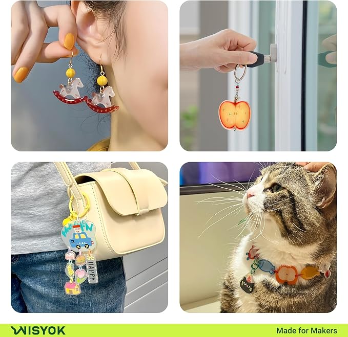 WISYOK 204Pcs Shrinky Film Kit, Shrink Plastic Sheets kit - Image 8