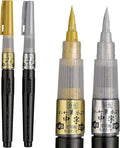 Kuretake Fude Brush Pen Compact CHUJI, Medium tip marker, by Kuretake