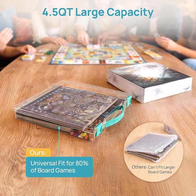 Vtopmart 2 Pack Board Game Storage - Image 3