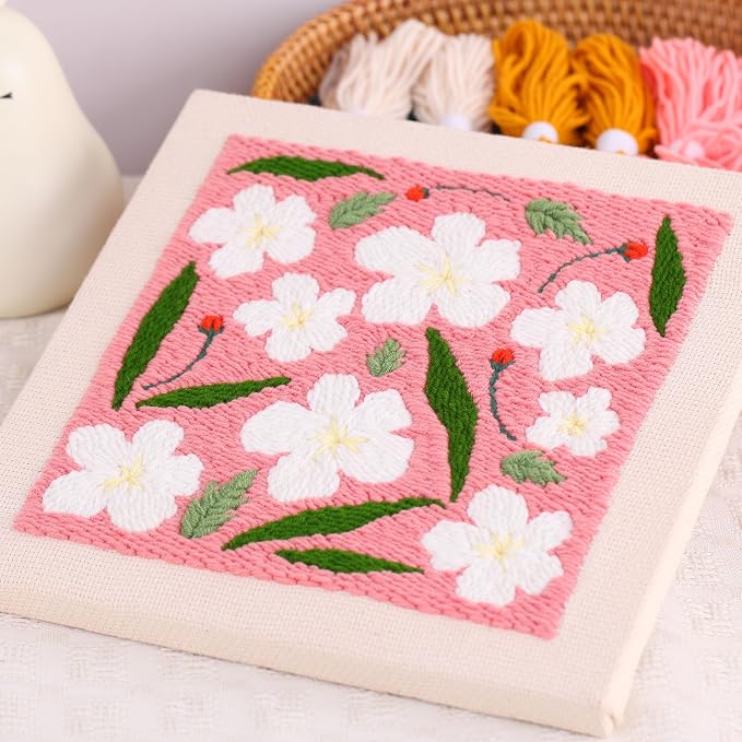 Embroidery Punch Needle kit Frame, Embroidery Starter Kits - Image 3