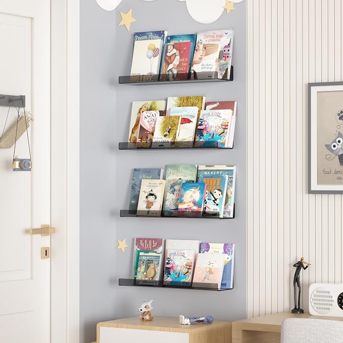 upsimples 4 Pcs 15" Acrylic Shelves - Image 4
