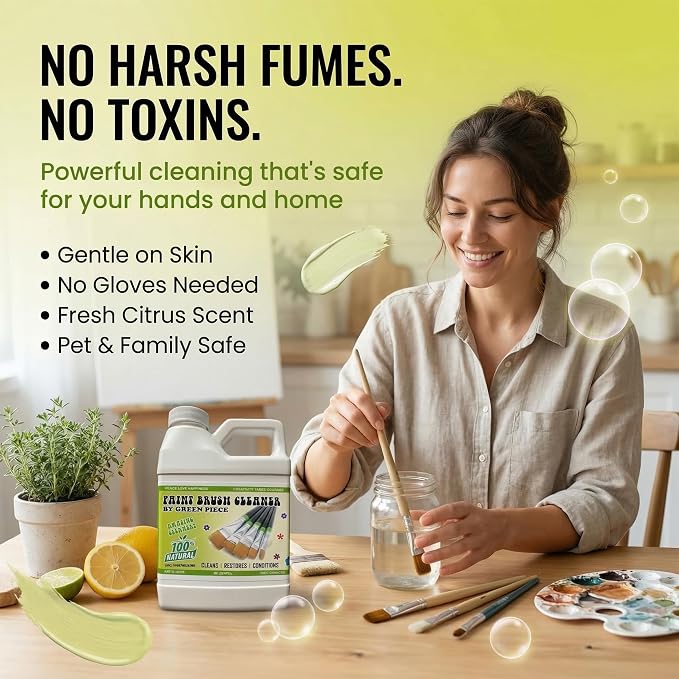 Green Piece® Paint Brush Cleaner & Restorer - Image 6
