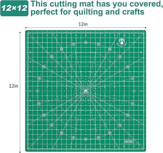 Headley Tools 12"x12" Rotating Cutting Mat, Self Healing Mat - Image 3