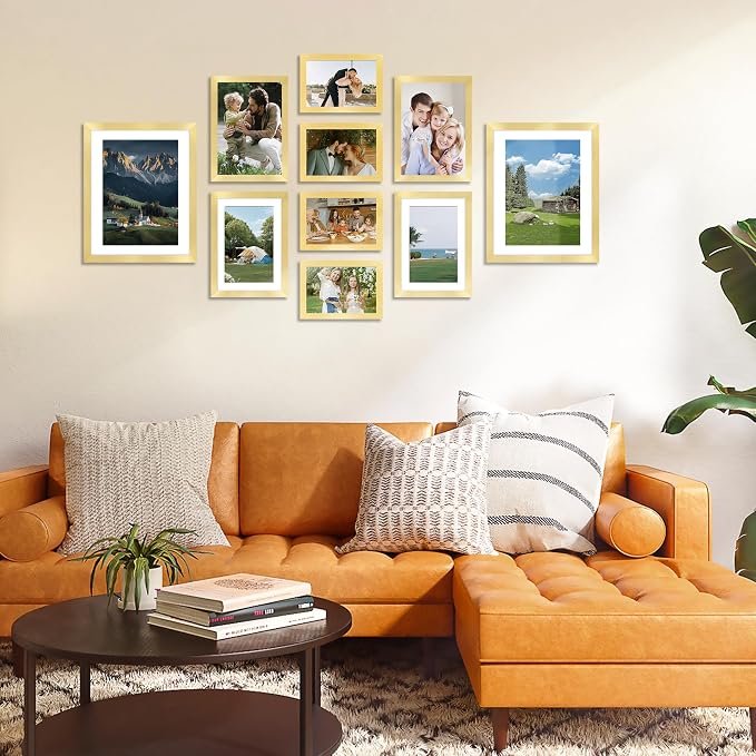 FIXSMITH 10 Pack Picture Frames Collage Wall Decor - Image 7