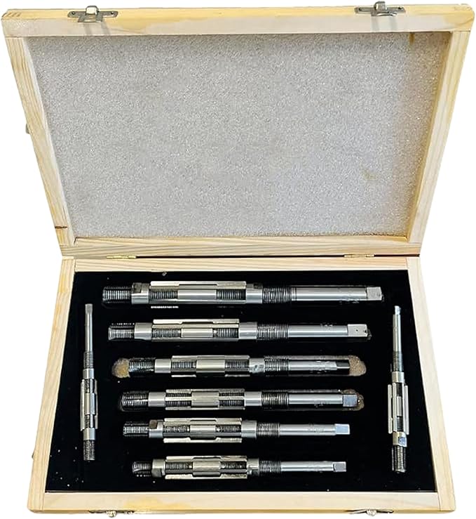 Adjustable Hand Reamer Tool H4 to H11 Sizes - 15/32" to 1-1/16” Reaming Tool for Precise Hole Finishing with Carbon Steel Blades - Hand Tools Reamers for Metal & Wood - 11.90mm - 26.98mm