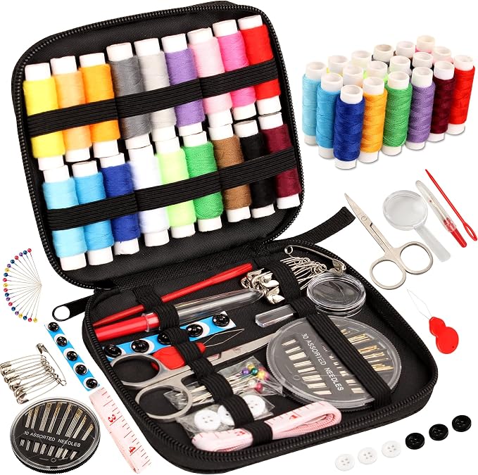Sewing Kit Basic, Marcoon Needle and Thread Kit by Marcoon