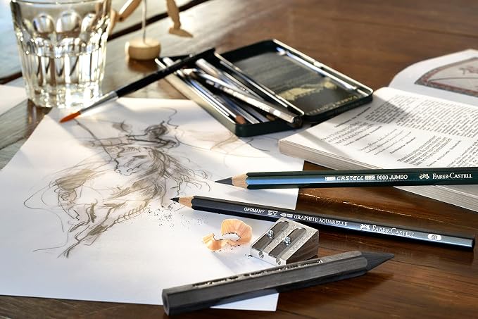 Faber-Castell Pitt Graphite 9B Pure Pencil - Image 3