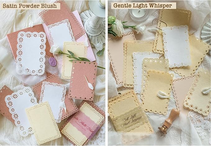 60Pcs Textured Scrapbook Paper Kit - Image 6