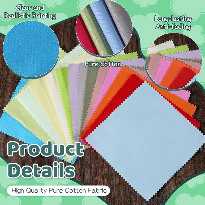 84 Pcs Multicolor Charm Packs for Quiltings, Cotton Quilting Fabric Bundles - Image 4