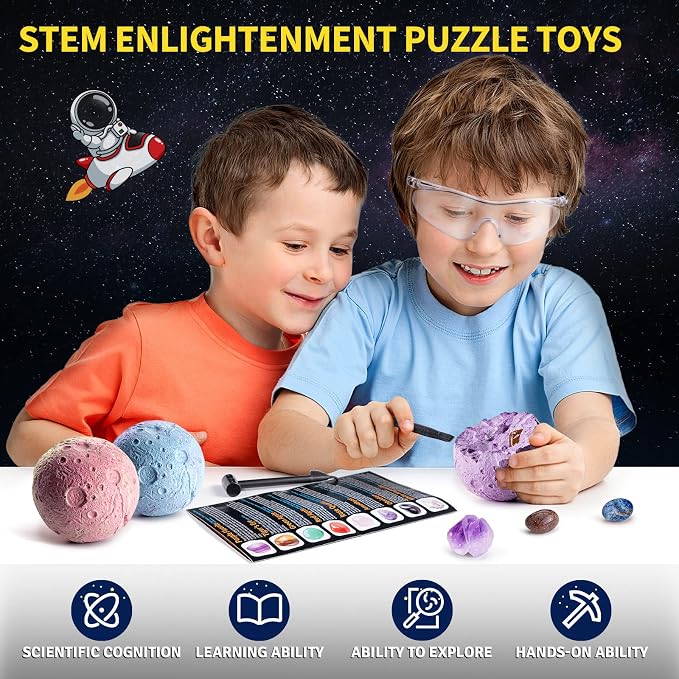 GobiDex Gemstones Dig Kit, Solar System Science Kit - Image 6