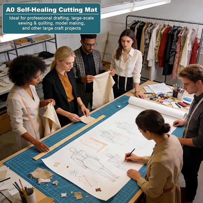 Pangda 36 x 48 in Large Self Healing Cutting Mat Extra Thick Double Sided - Image 4