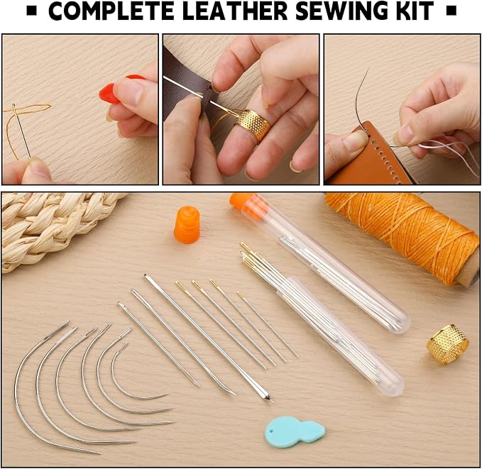Morfen Upholstery Repair Kit, Leather Stitching Kit - Image 6