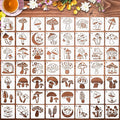 Augshy 56 Pack Mushroom Stencils by Augshy