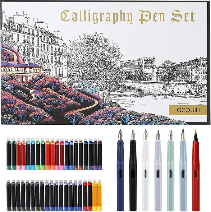 Calligraphy Fountain Pen Set- 7 - Image 9