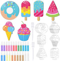 30 Sets Sand Art Kit Craft 30 Dessert Ice Cream Sand Art Pictures by VercanMonth