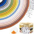 ADIIL 7200pcs Clay Beads Bracelet Making Kit, 6mm Polymer Heishi Beads by ADIIL