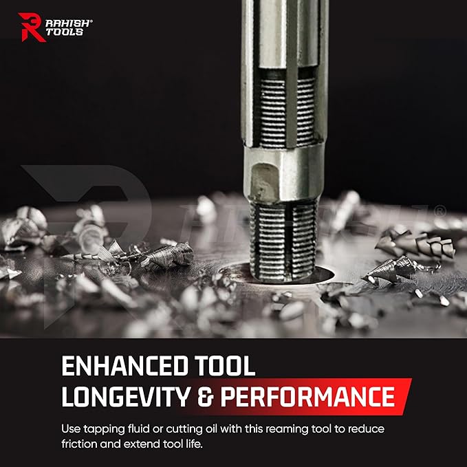 Adjustable Hand Reamer Tool H4 to H11 Sizes - 15/32" to 1-1/16” Reaming Tool for Precise Hole Finishing with Carbon Steel Blades - Hand Tools Reamers for Metal & Wood - 11.90mm - 26.98mm