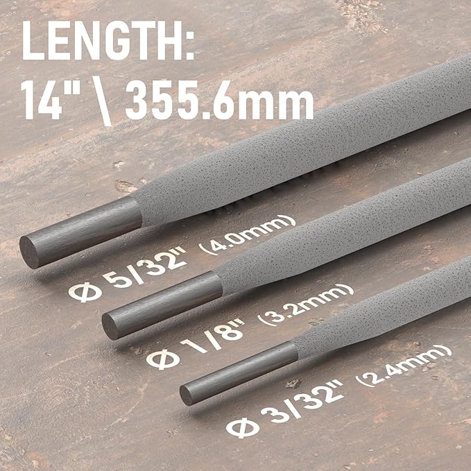 YESWELDER E6011 5/32'' 5LB Welding Rod Carbon Steel Stick Electrodes