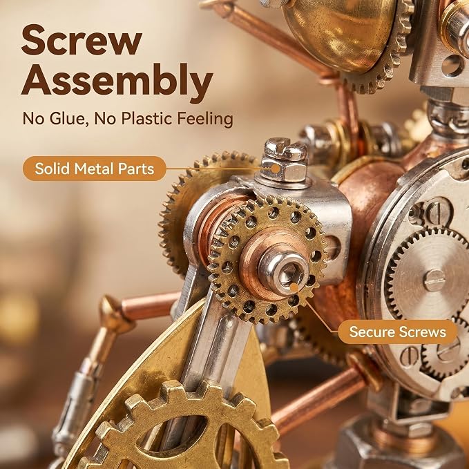 Mechanical Metal 3D Bumblebee Model Kits Puzzle - Image 4