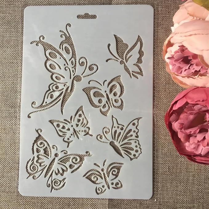 TIAMECH A4 Reusable Butterfly Stencil - Image 4