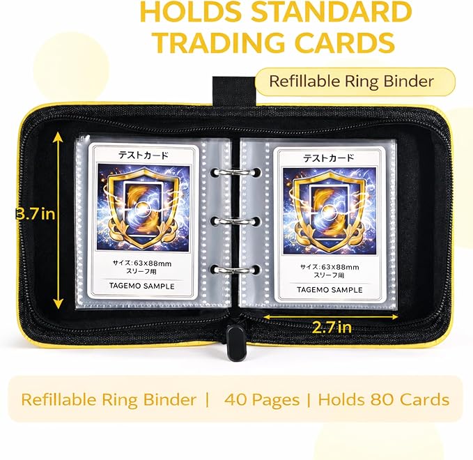Mini Trading Card Binder Album, 1 Pocket Card Binder - Image 3
