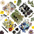110Pcs Dried Flowers for Crafts, Pressed Flowers for Resin Molds by Wellcometowyegey
