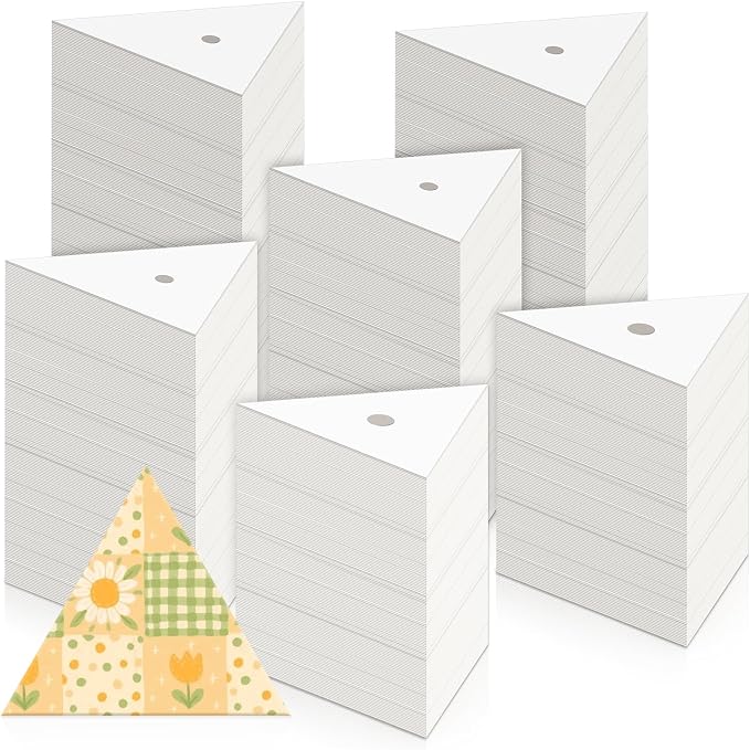 1000 PCS 1" Equilateral Triangle Paper Piecing Templates, Quilting Templates by Neworkg