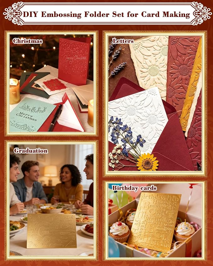 FIVEIZERO 3D Wood Grain Embossing Folder - Image 5