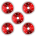 5 Pcs Diamond Saw Blades, 4-1/2" Tile Grinder Blade for Angle Grinder, Super Thin Tile Cutting Disc for Grinder for Cutting Tile Ceramic Porcelain Granite Marbles